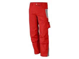 Calças de Trabalho QUALITEX WORKWEAR Pro Tecido Misturado (Vermelho e Cinzento - Tam: 25)