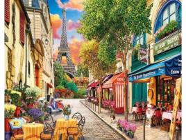 Tela FIGURED' ART Paint by Numbers - Beco em Paris  - Figured' Art Fa10032-Y (51x2,5x41,3 cm)