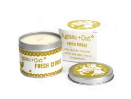 Vela em Lata Citrus 7.5X6 Cm