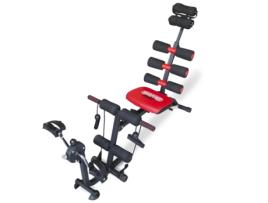 Banco de Musculação BONPLUS BP Maravilha Master Bike Ajustável  Treino Abdominal  22 Exercícios em 1  Inclui Pedais