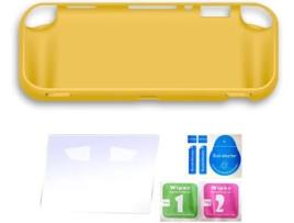 Capa para Consola ANSELF F2018Y (Nintendo Switch Lite - Amarelo)