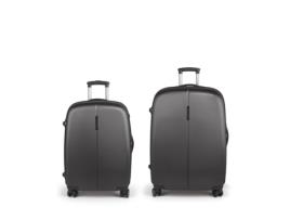 Conjunto de 2 Malas de Viagem GABOL Média e Grande Expansíveis Paradise XP rígidas Cinzento (77x54x29 cm - 170 L)