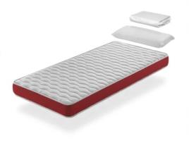 Pack Colch?o 90X160 VELVET CAMA INFANTIL  Altura 14 CM + 1 Almofada Viscoel?stica 90X35 + 1 Protetor de Colch?o 90X160