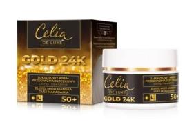 CELIA De Luxe Ouro 24K 50+ anti-rugas creme de noite 50ml