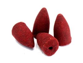 Cones de Incenso para Refluxo Aromatika Sangue de Dragão 10 Cones 8X2.5X7 Cm