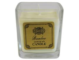 Velas de Cera de Soja Bambú 6.5X6.5X7.5 Cm