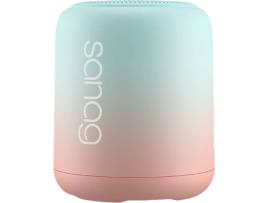 Coluna Bluetooth SEIGNEER X6S Azul e Rosa (5W - Bluetooth)