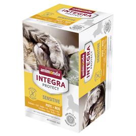 Animonda Integra Protect Adult Sensitive 6 x 100 g - Peru e arroz