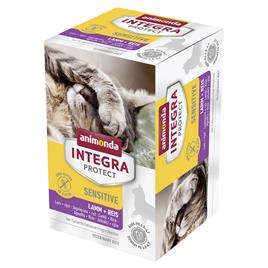 Animonda Integra Protect Adult Sensitive 6 x 100 g - Cordeiro e arroz