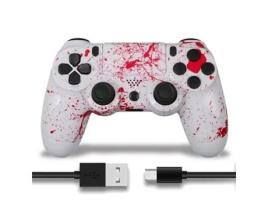 Comando PS4 KINSI Kinsi Dualshock (Wireless - Branco)