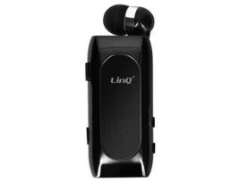 Auricular Bluetooth Ligação Multiponto 20H de Autonomia R8388 Linq Preto