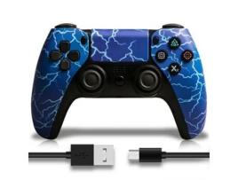 Comando PS4 KINSI Kinsi Dualshock (Wireless - Azul)