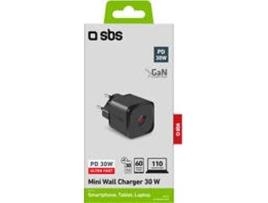 Carregador SBS TETRGAN1C30W (Tipo C - 30 W - Preto)