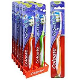 Colgate - escova de dentes ZIG ZAG medium Cor: Laranja