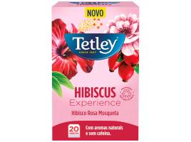 Infusão Tetley Hibisco E Rosa Mosqueta 20 Saq