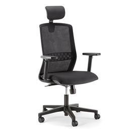 LINEA FABBRICA Cadeira Operativa de Escritório Tekna II, Preto