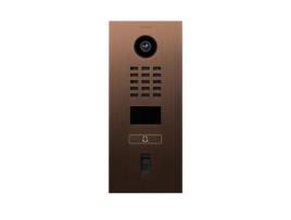 Videoporteiro Ip com Leitor de Cartões Rfid - D2101Fv Impressão Digital Bronze DOORBIRD