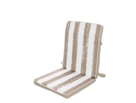 Almofada para cadeiras Riscas 90 x 40 x 4 cm Bege BIGBUY HOME