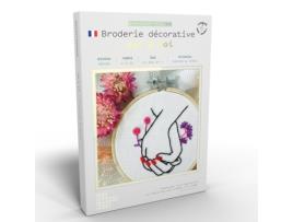 Caixa Diy Bordados Decorativos de Mãos Dadas Les French Kits