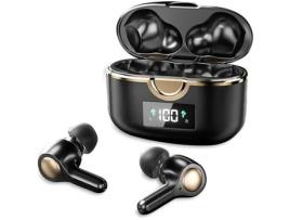 - Auriculares Bluetooth True Wireless ENKERS 5.1 Isolamento de Ruído Cvc 8.0 Bateria de 42 Horas Perfil de Som Cr