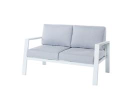 Sofá de 2 Lugares Thais 132,20 x 74,80 x 73,30 cm Alumínio BIGBUY HOME