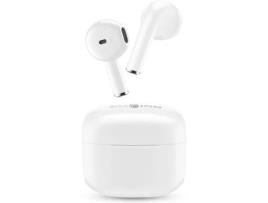 Auriculares Bluetooth True Wireless MUSIC SOUND BTMSTWSS (In Ear - Microfone - Branco)