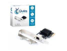 Placa de Rede DONKEY PC Até 2,5Gbps Gigabit Pcie