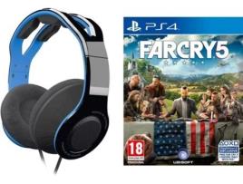 Pack Auscultadores + Jogo Far Cry INFOCAPITAL TX-30 Stereo Game & Go Headset