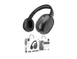 Auscultadores KM Auscultadores Wireless e C/Fio Bigbass Km Km-Cs005 Preto