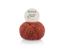 Fio de La ROSARIOS 4 Canhamo Tweed 50G Vermelho 05