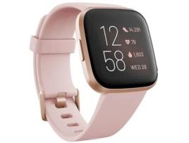 Smartwatch FITBIT BY GOOGLE Versa 2 Dourado 40 mm Pulseira de Borracha GPS