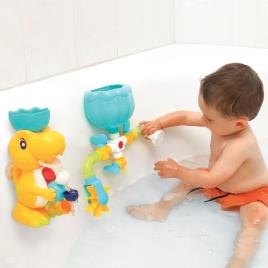 Brinquedo de banho dinossauro