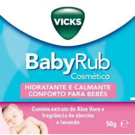 Vicks Babyrub Pomada Hidratante Calmamte 50g