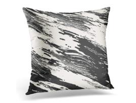 Fronha de Almofada ECZJNT Pincel Áspero Manchado Tinta Pincelada (45x45 cm)