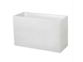 Plantador EDA Muret Graphit Plástico 99,5 x 39,5 x 60 cm Branco