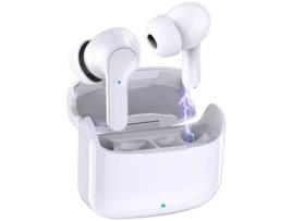  - Auriculares Bluetooth True Wireless ENKERS Estéreo Sem Fio 5.0 À Prova D'Água Ip7 com Controle de Toque e Capa de Carregamento Mi