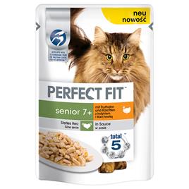 Perfect Fit 96 x 85 g - Pack económico - Senior com peru e cenoura