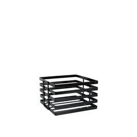 Suporte Cesta Metal Quadrado Preto