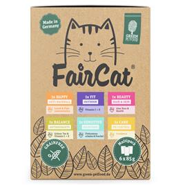 FairCat Multipack - Pack misto - 6 x 85 g