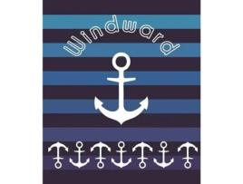 Toalha de Praia Secaneta Windward Âncora Jacquard (150 x 175 cm)