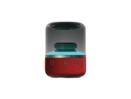 Coluna  Promate Glitz Altifalante Bluetooth de 8W Tws 360º Vermelho