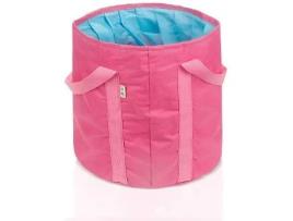 Cesta para Roupa YESFIT Portátil (Rosa - 25 l)