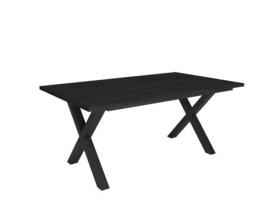 Mesa de Refeição SKRAUT HOME Tetrix 8 Lugares (Preto - Melamina - 167 x 90 x 75 cm)