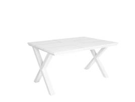 Mesa de Refeição SKRAUT HOME Tetrix 6 Lugares (Branco - Melamina - 140 x 90 x 75 cm)
