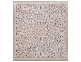 Retábulo DRW Madeira DM e Espelho (100x2,5x100cm)