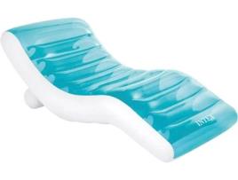 Espreguiçadeira Insuflável INTEX Splash Lounge (Azul - 191x99 cm)