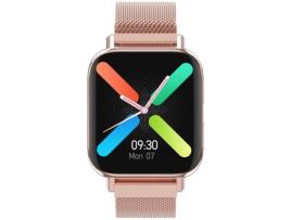 Smartwatch ENKERS M96 Bluetooth Touch Screen Monitor de Freqüência Cardíaca Medição de Pressão Arterialou-Ouro