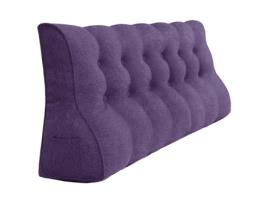Almofada VERCART de Linho 25 x180 x55 cm Púrpura