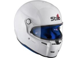 Capacete STILO Karting St5Fn K2020 Branco/Interior Azul Tamanho 57