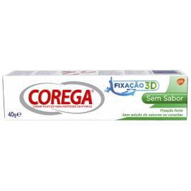 Corega Creme fixador para prótese dentária sem sabor - 40g